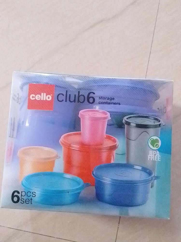 Storage Containers 6 Pcs Set