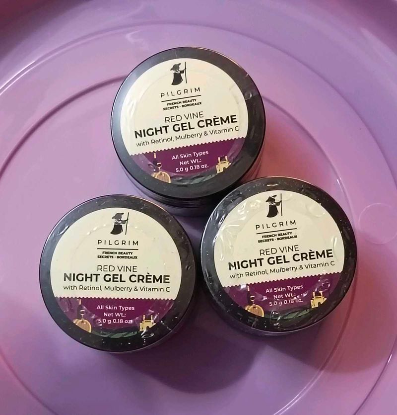 (Pack Of 3) Pilgrim Red Vine Night Gel Creme
