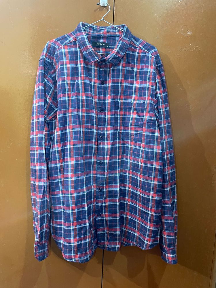 Checked Flannel Shirt