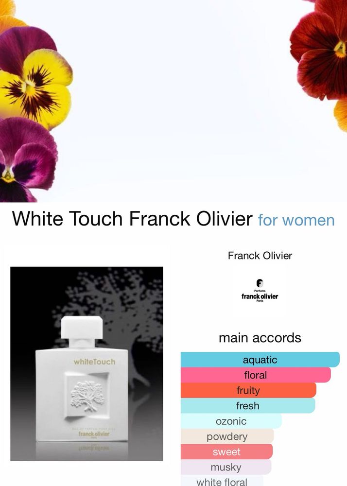 Frank Oliver White Touch Made In France