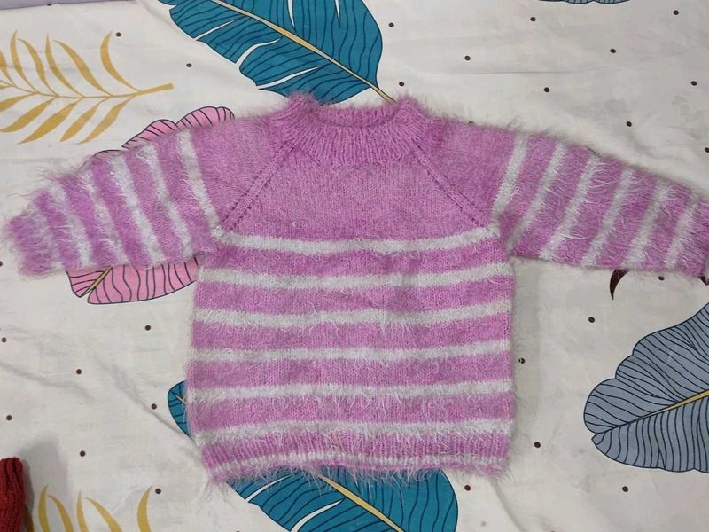 Cute Striped Knitted Sweater