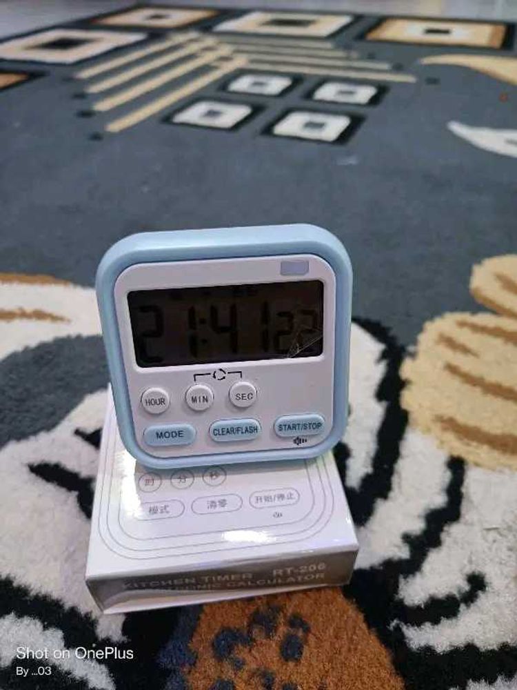 Cute Blue Digital Kitchen Timer