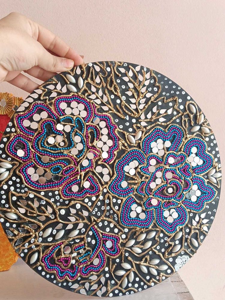 Floral Mirror Art