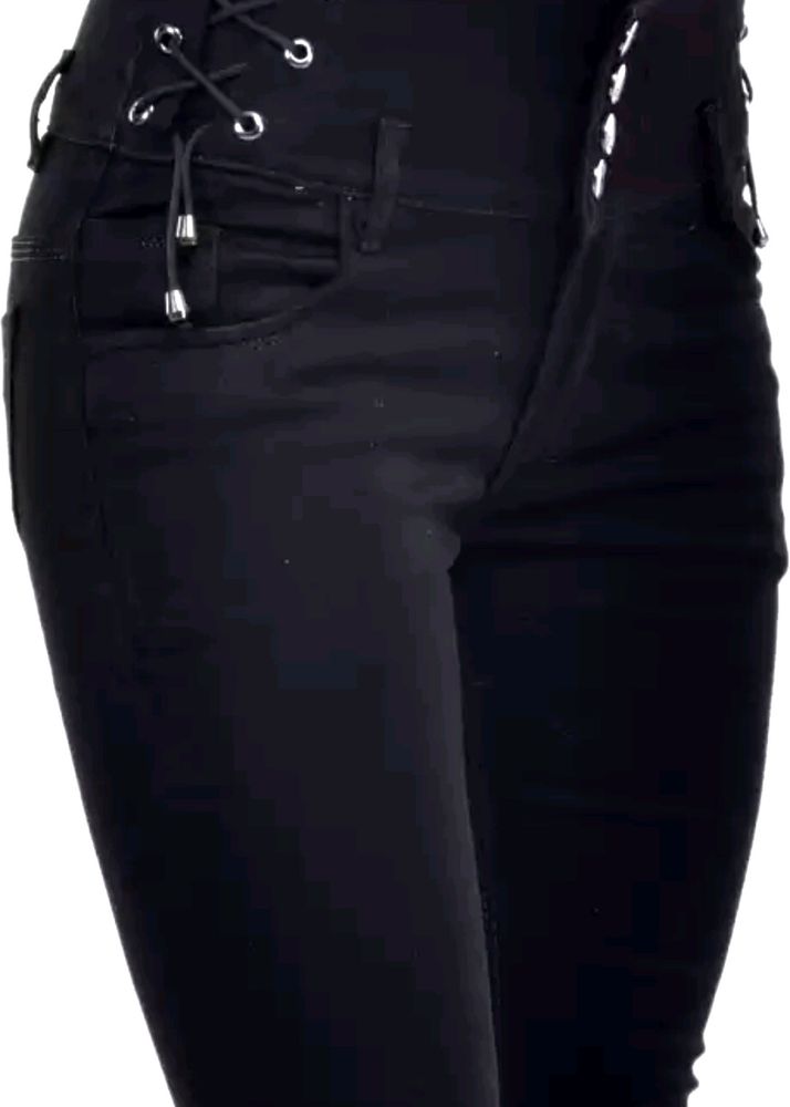 High Waist Black Jeans🖤