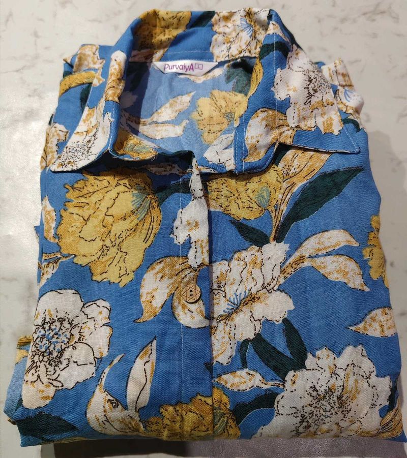 🆕 Floral Print Cord Set For Women