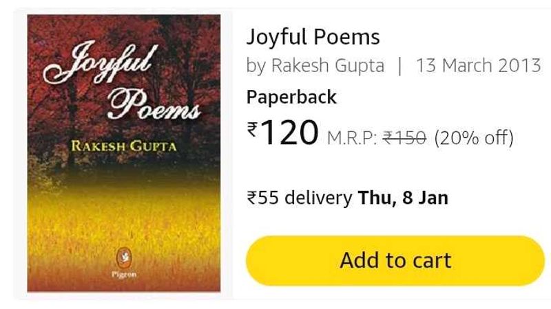 Joyful Poems by Rakesh Gupta