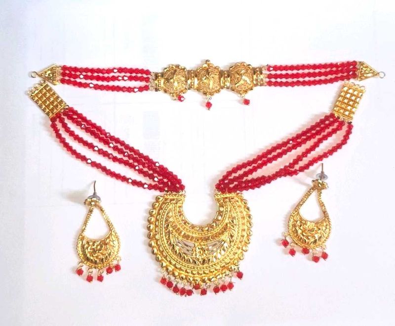 Crystal Red Jewelry Set