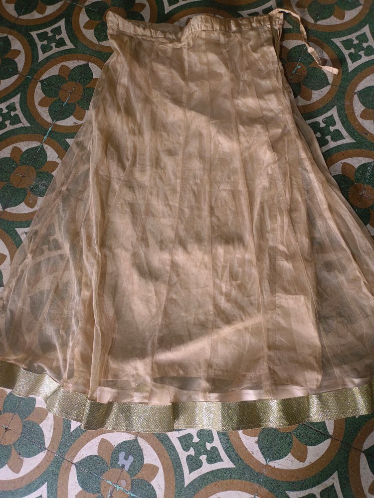 Women Party Wear 2 Layer Net Skirts😍
