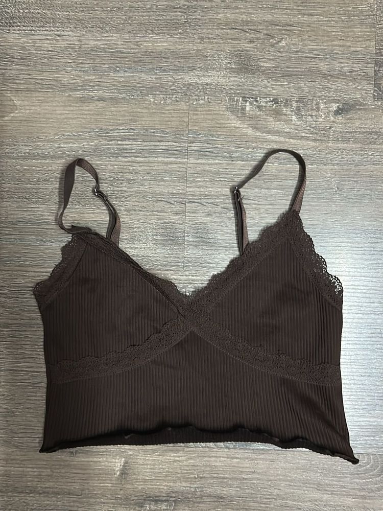 Lace Trim Cami Top