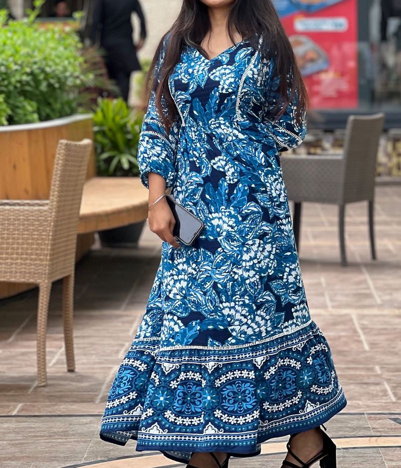 Floral Print Maxi Dress