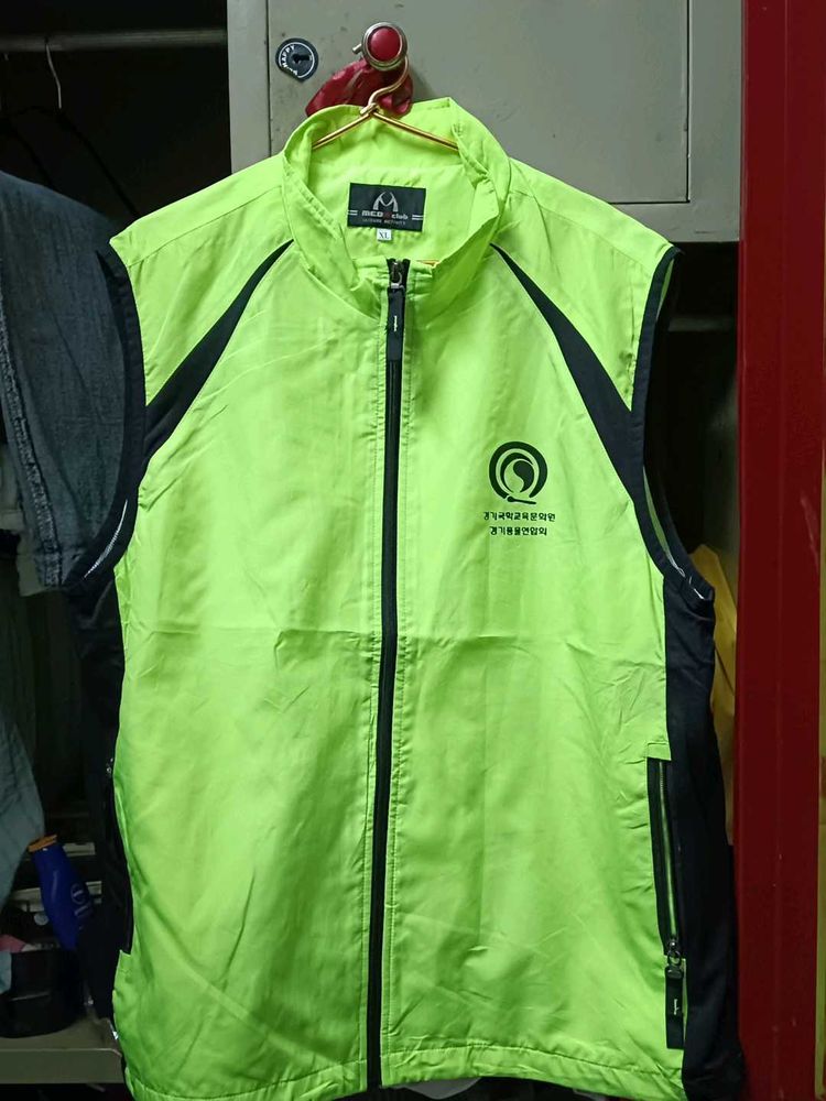 Green Sleeveless Jacket