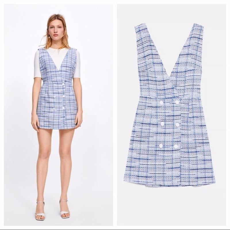 Zara Tweed Mini Dress