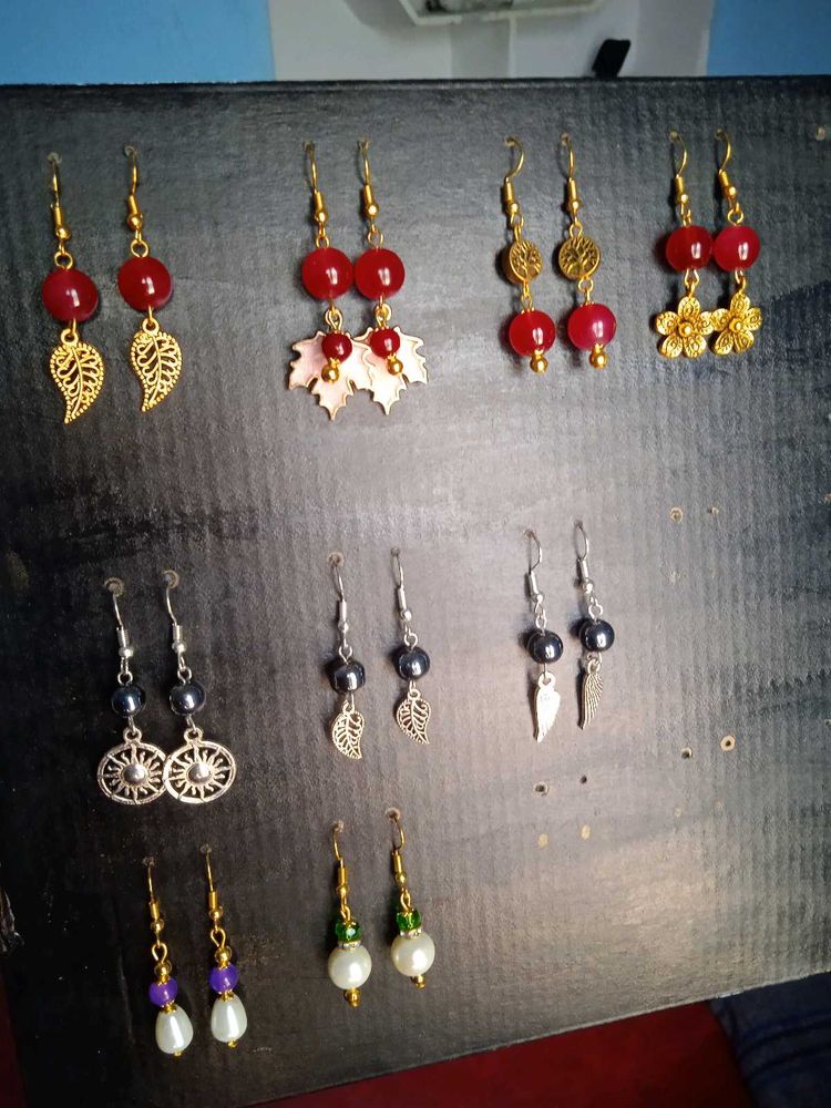 9 Pair Of Earrings