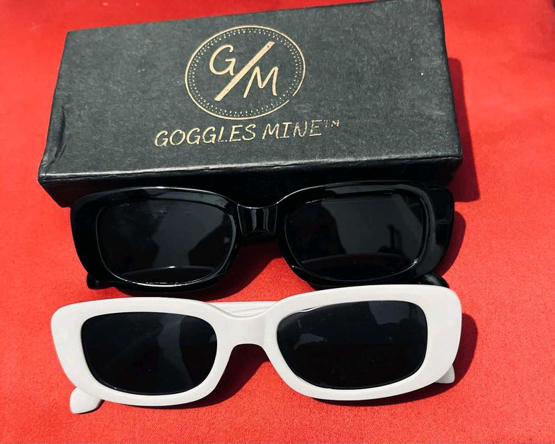 Black And White Googles Pack Of Two