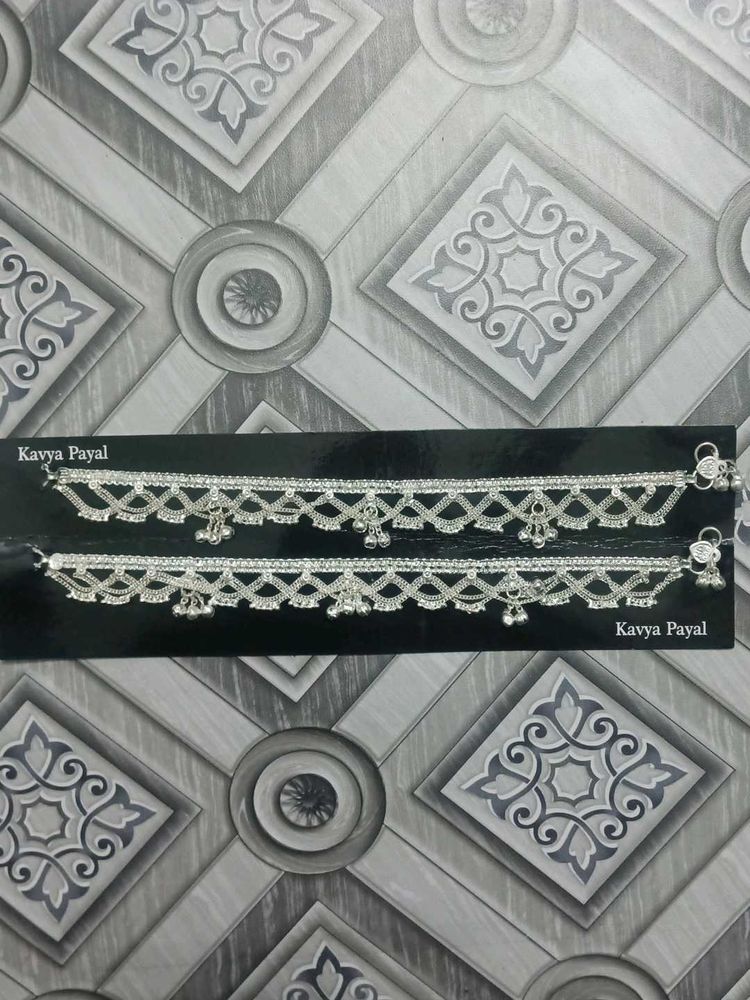 Payal Anklets - Silver