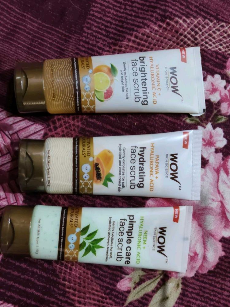 WOW Skin Science Face Scrub Set