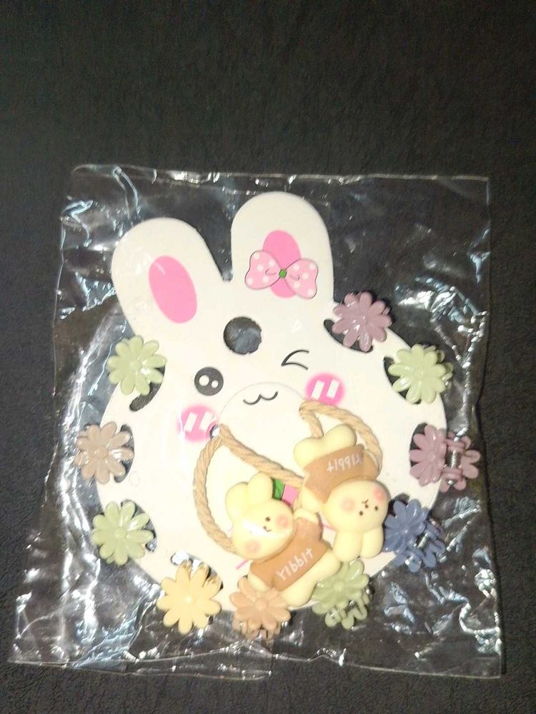 Cute Bunny Hair Tie Set