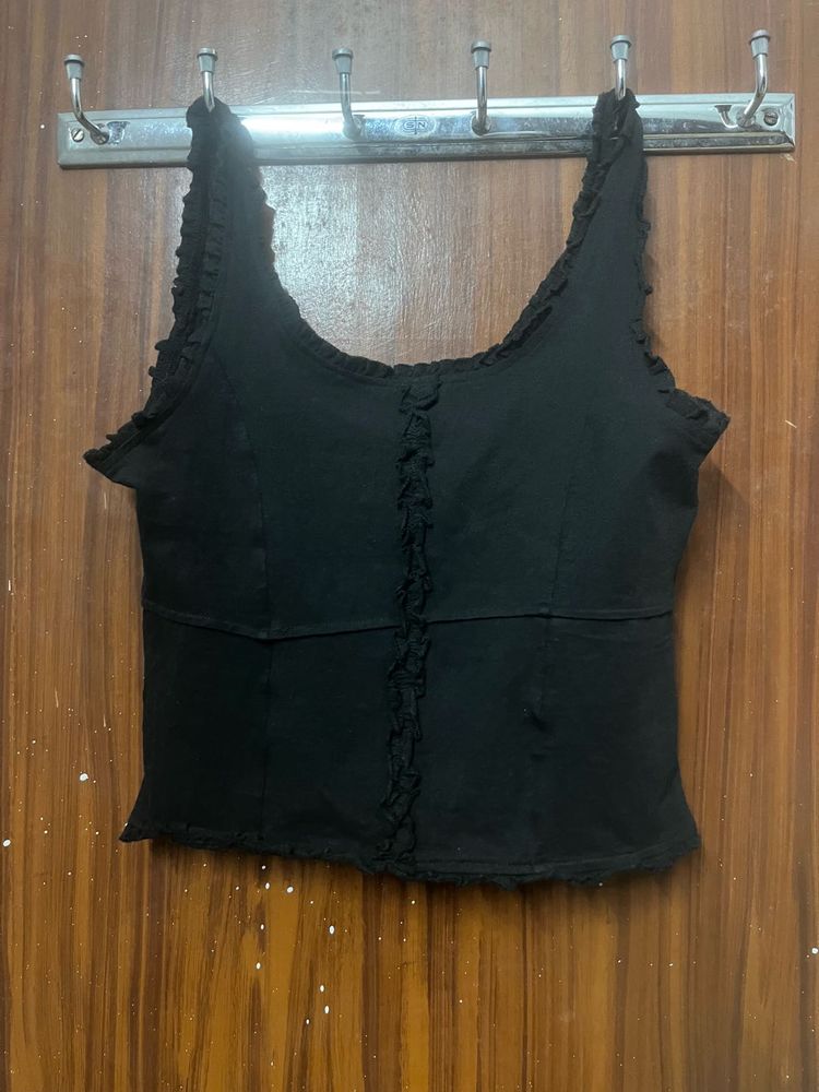 Black Crop Top
