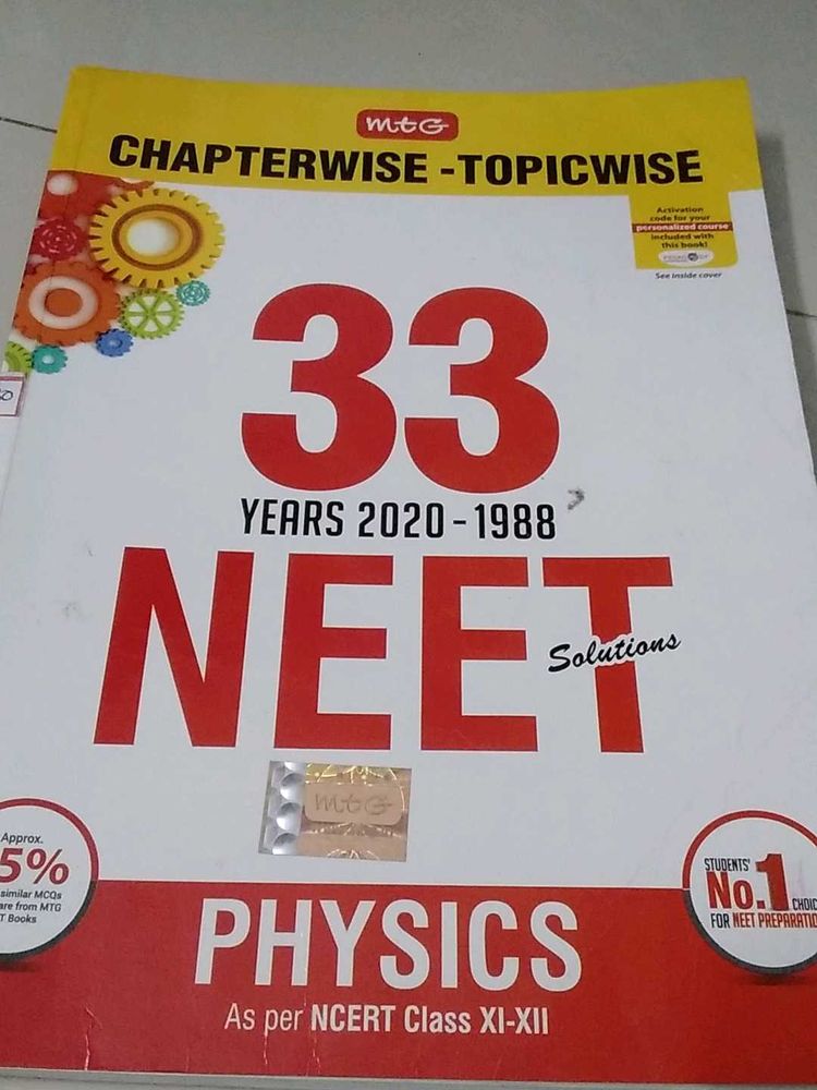 NEET Physics Solutions Book