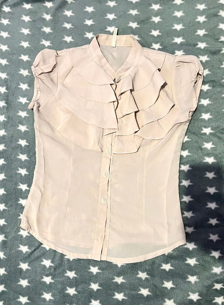 Ruffle Front Top