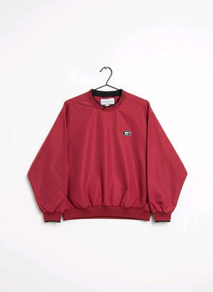 Burgundy Pullover Jacket