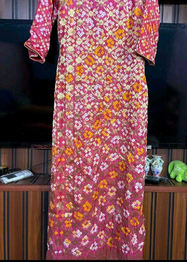 Bandhani Print Kurta