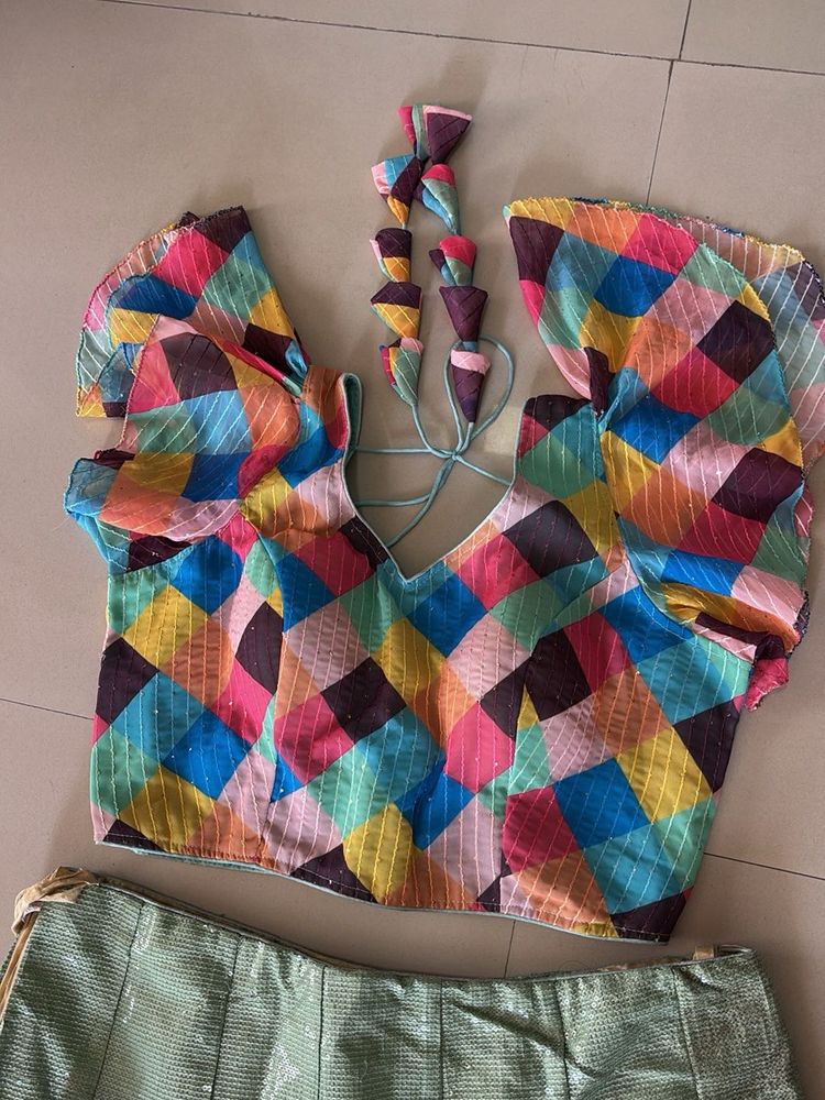 Sequence beautiful lehanga with blous