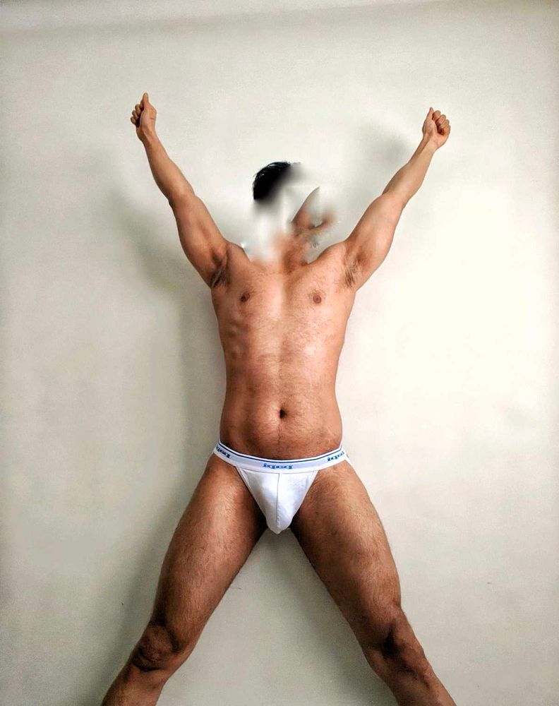 White Jockstrap For Gym Men