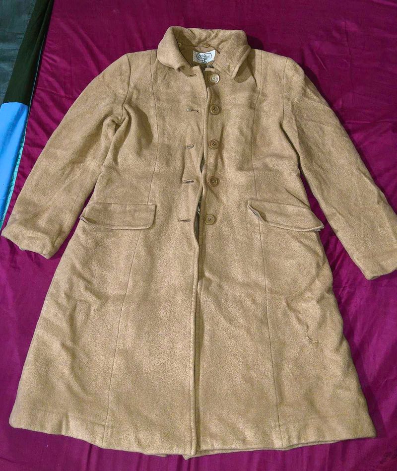 Elegant Tan Trench Coat