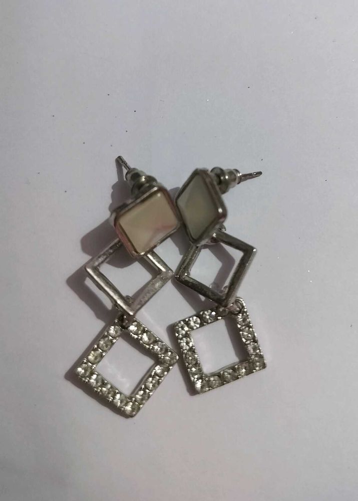 Geometric Drop Earrings