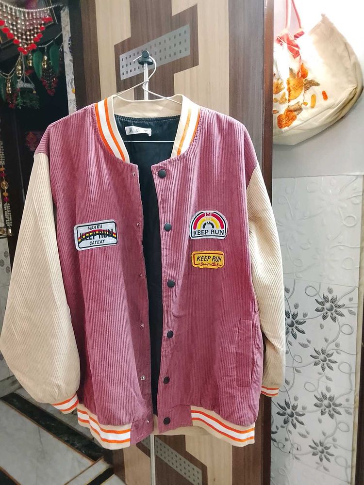 Vintage Corduroy Varsity Jacket