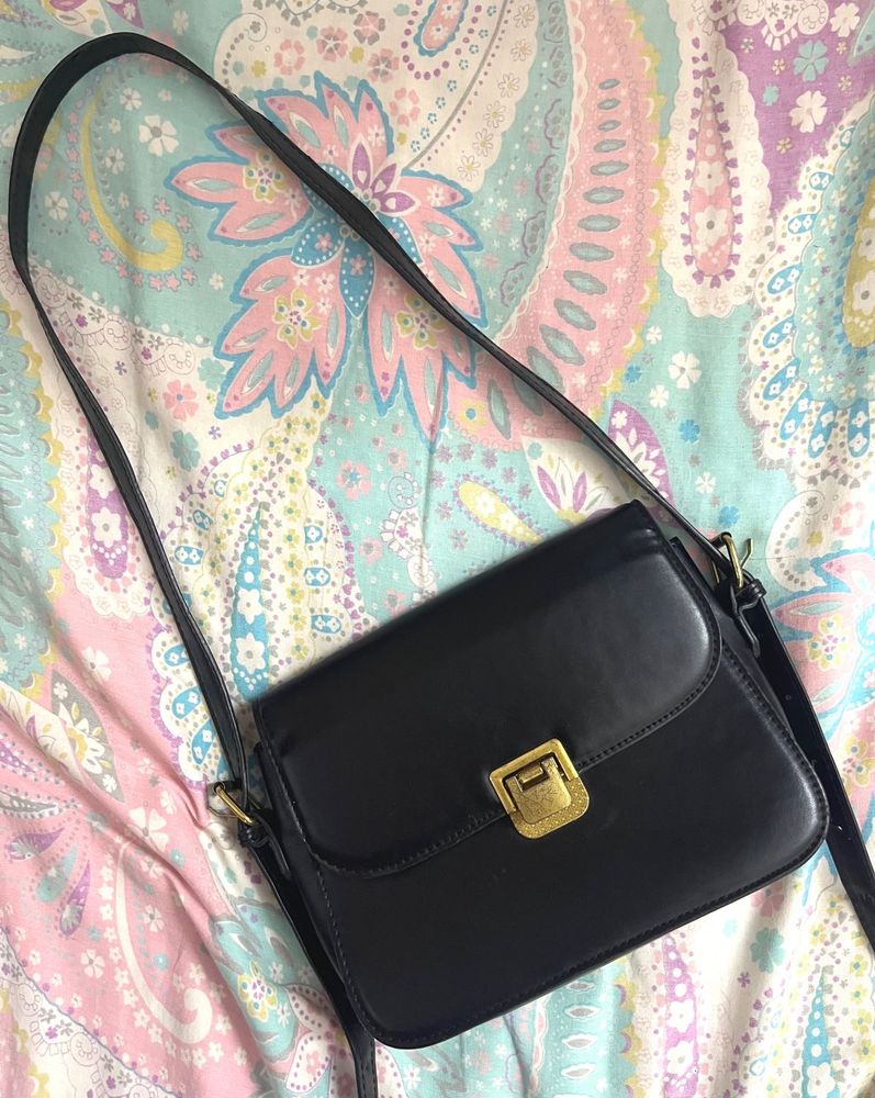 Classic Black Crossbody Bag