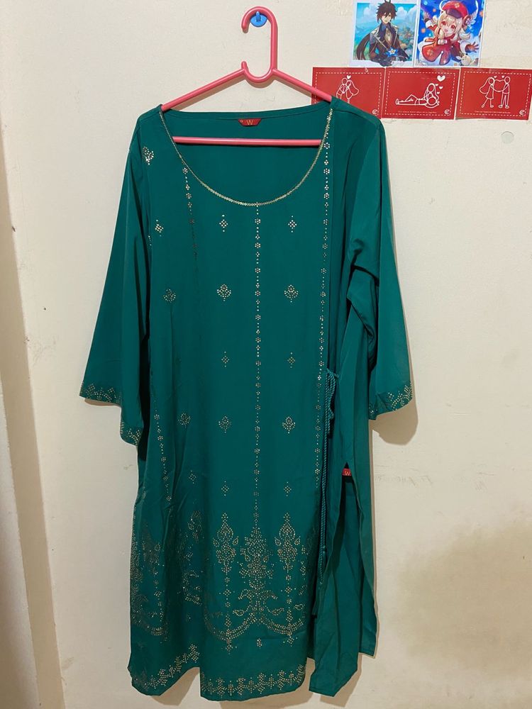 Teal 2XL Kurti