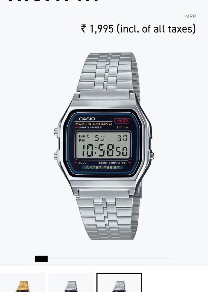 Orignal casio watch with bill
