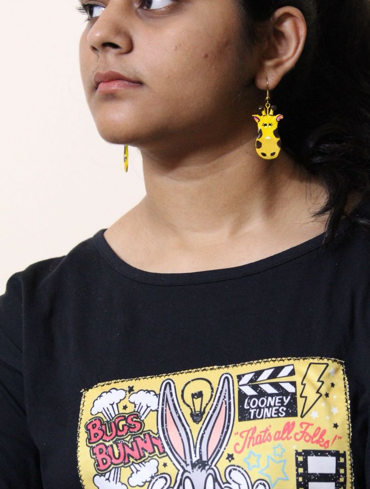 handmade Giraffe Earrings
