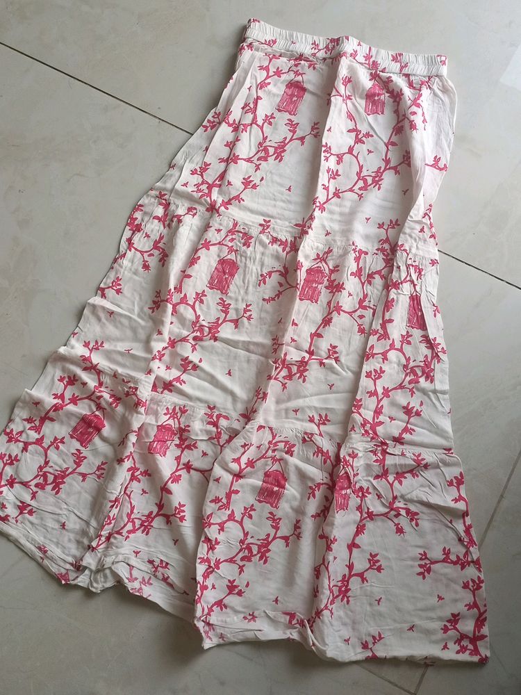 Pink And White Lovely Skirt