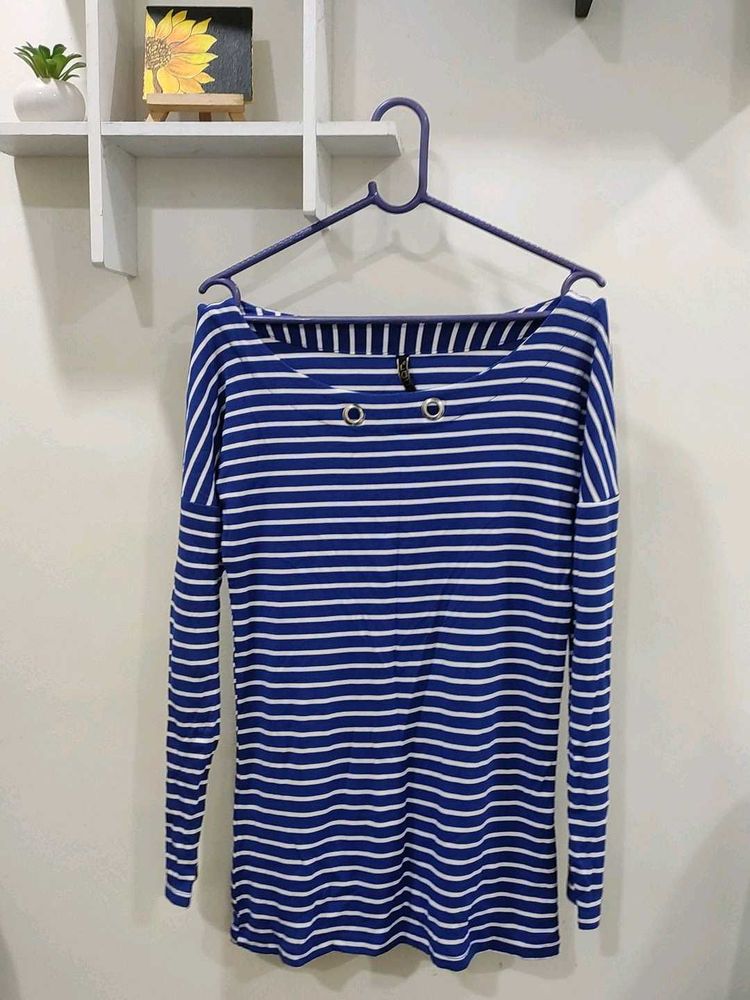 Blue Stripes Top