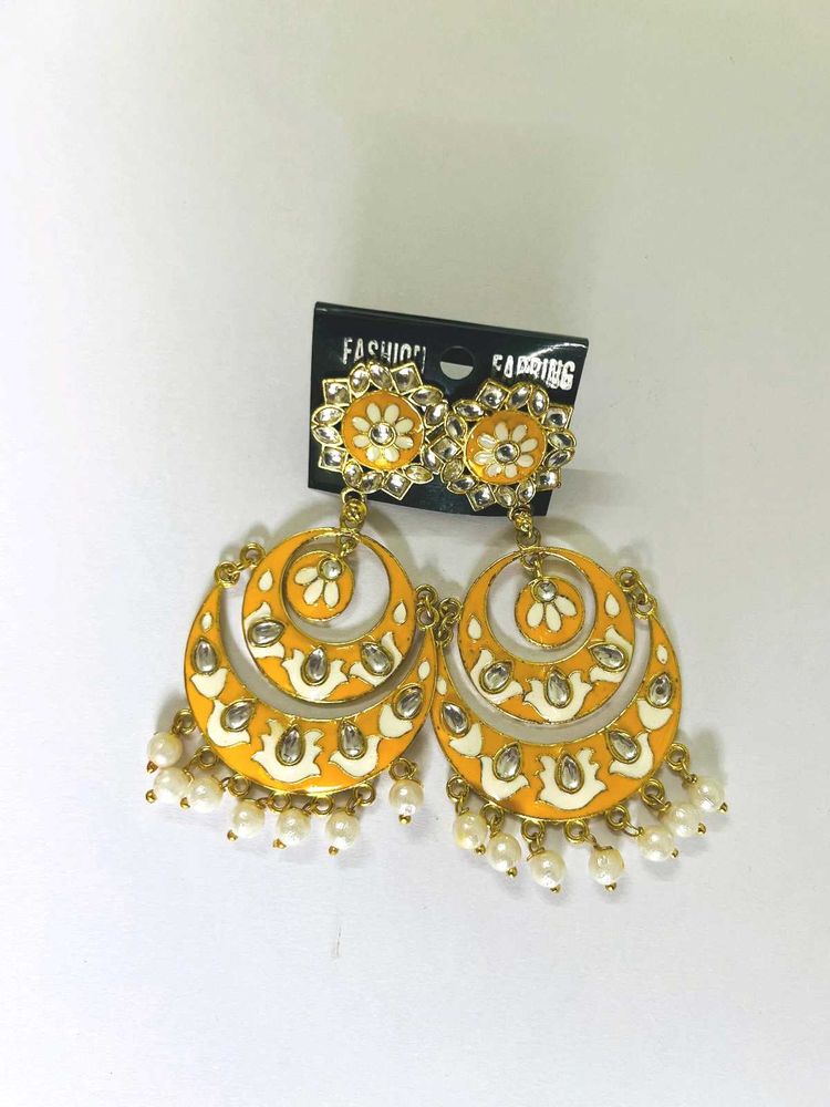 Ethnic Chandbali Earrings