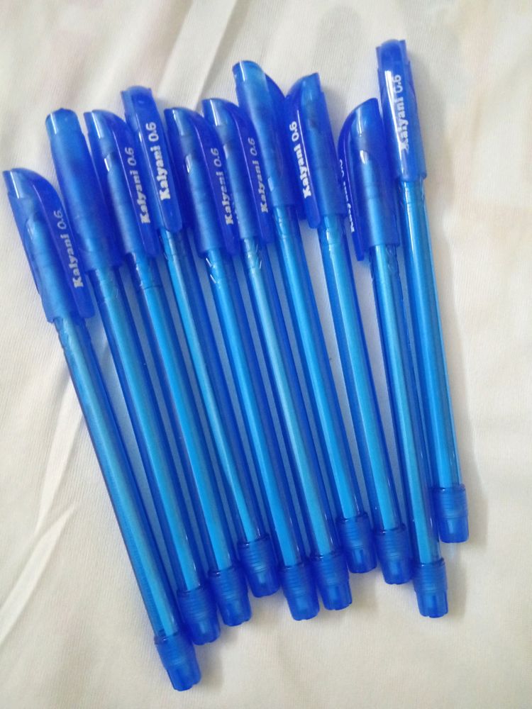Blue Ball Pens