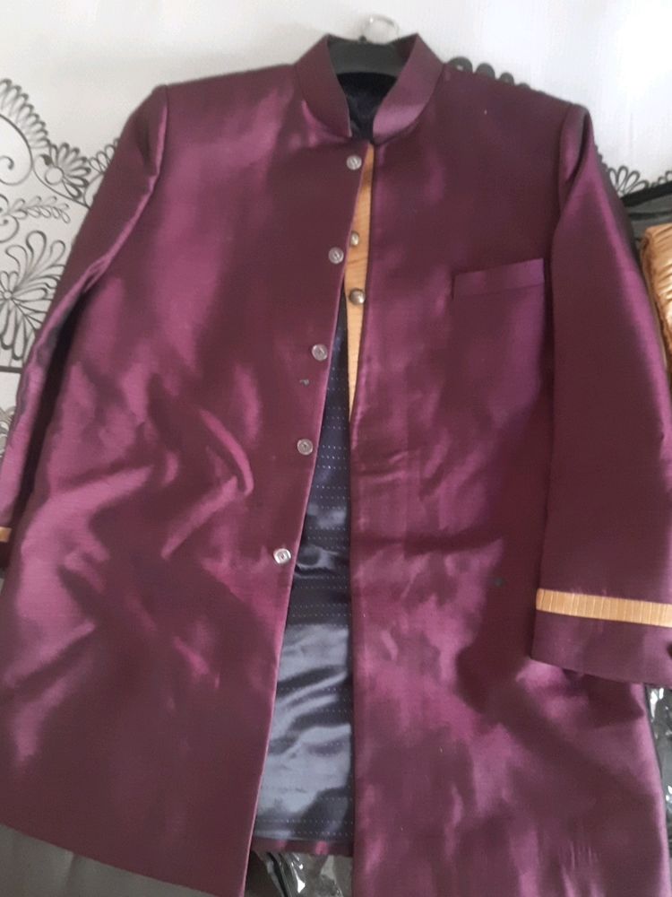 Ethnic Men Coat With Pajama