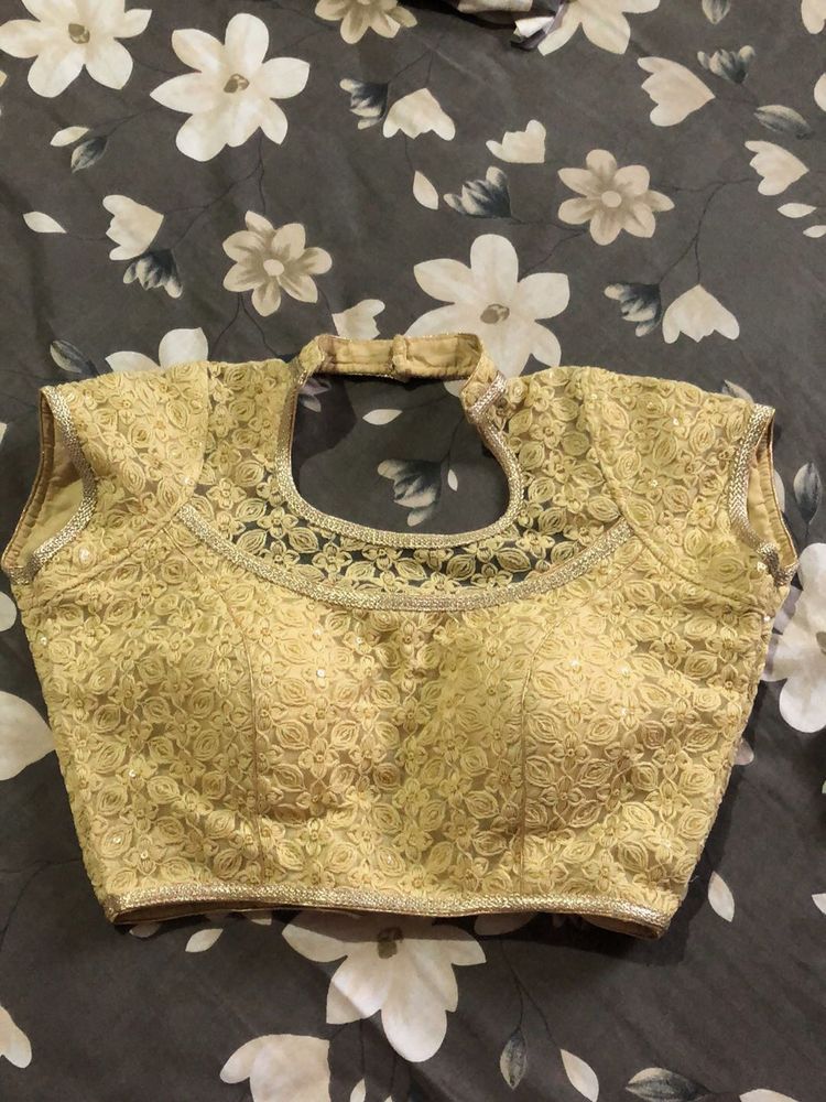 Gold Embellished Blouse