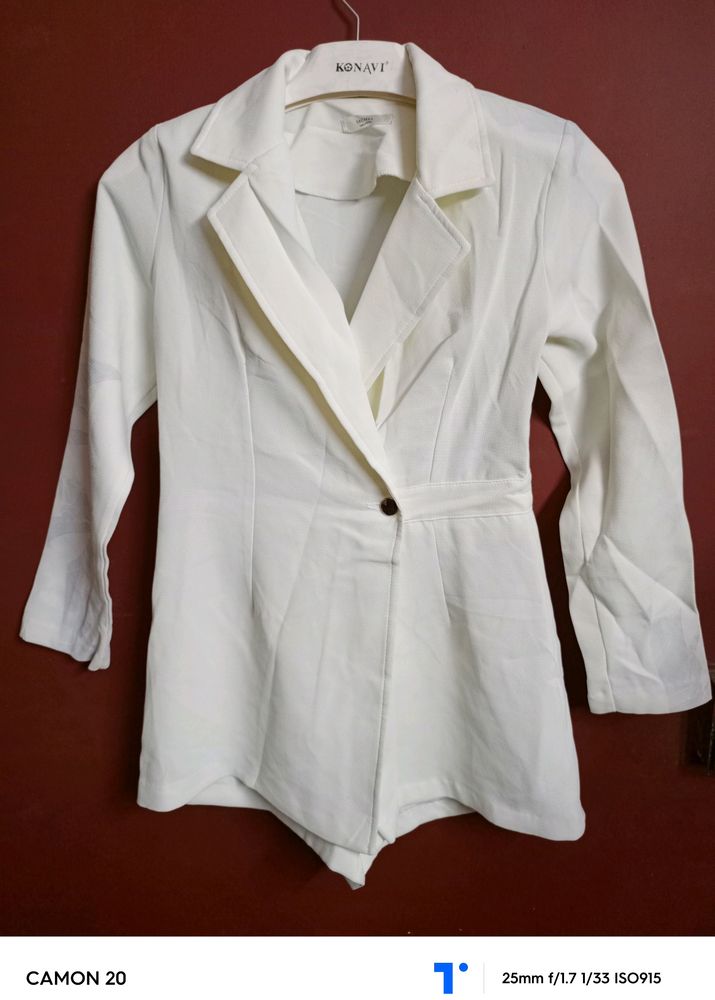 White Formal Divider Dress
