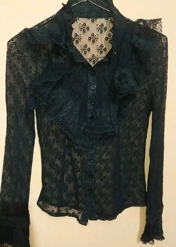 Georgette Flower Design Shirts