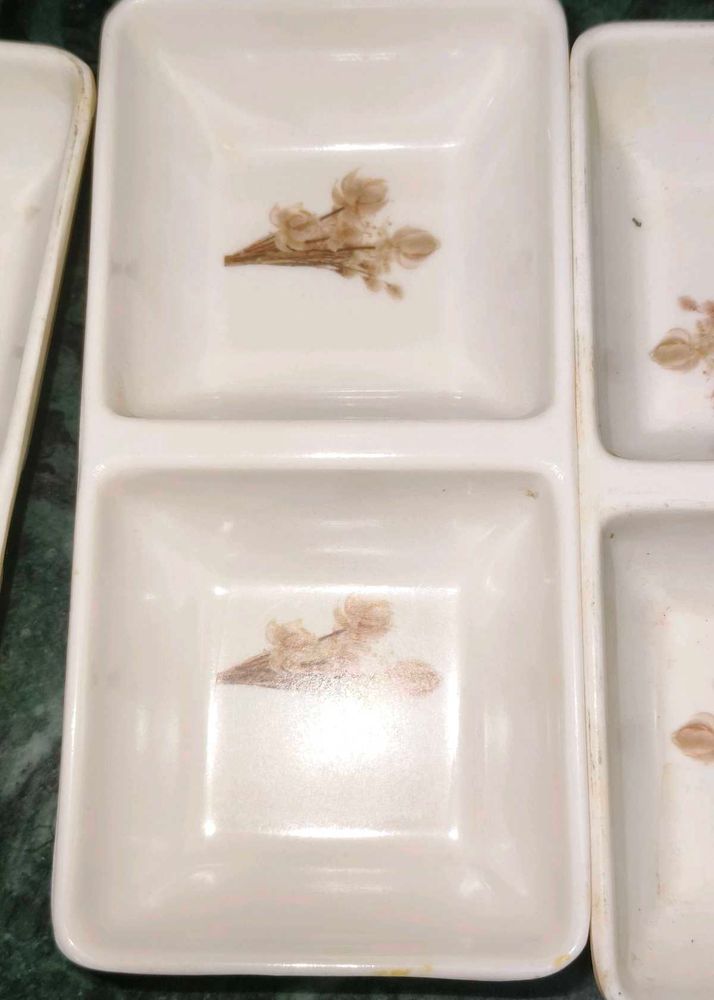 Elegant Floral Divided Dish