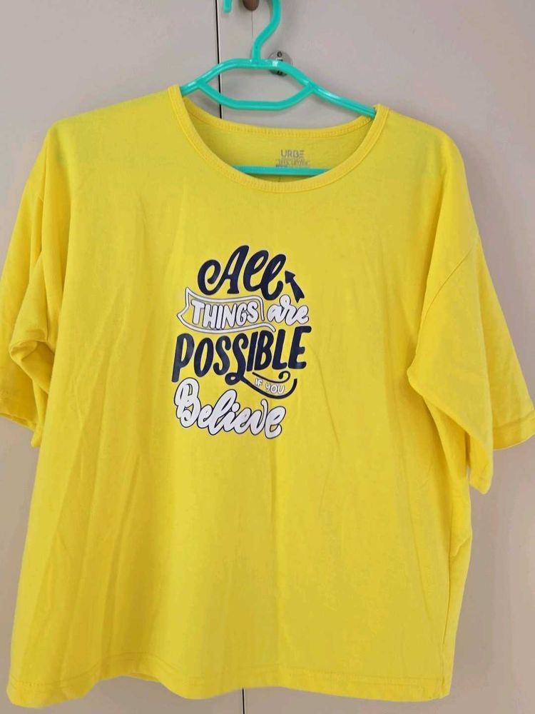 Yellow Graphic T-Shirt