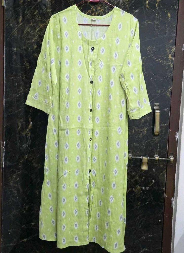 Ikkat Print Kurta