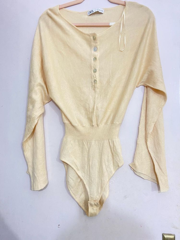 ZARA Bodysuit Top