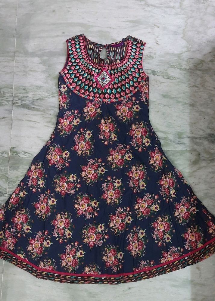 Cotton Floral Kurta Branded( Shristi)
