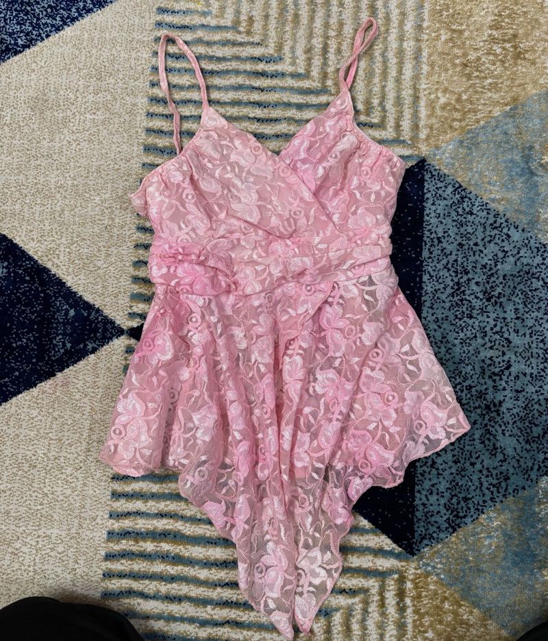 Pink Camisole Slip , fairy core