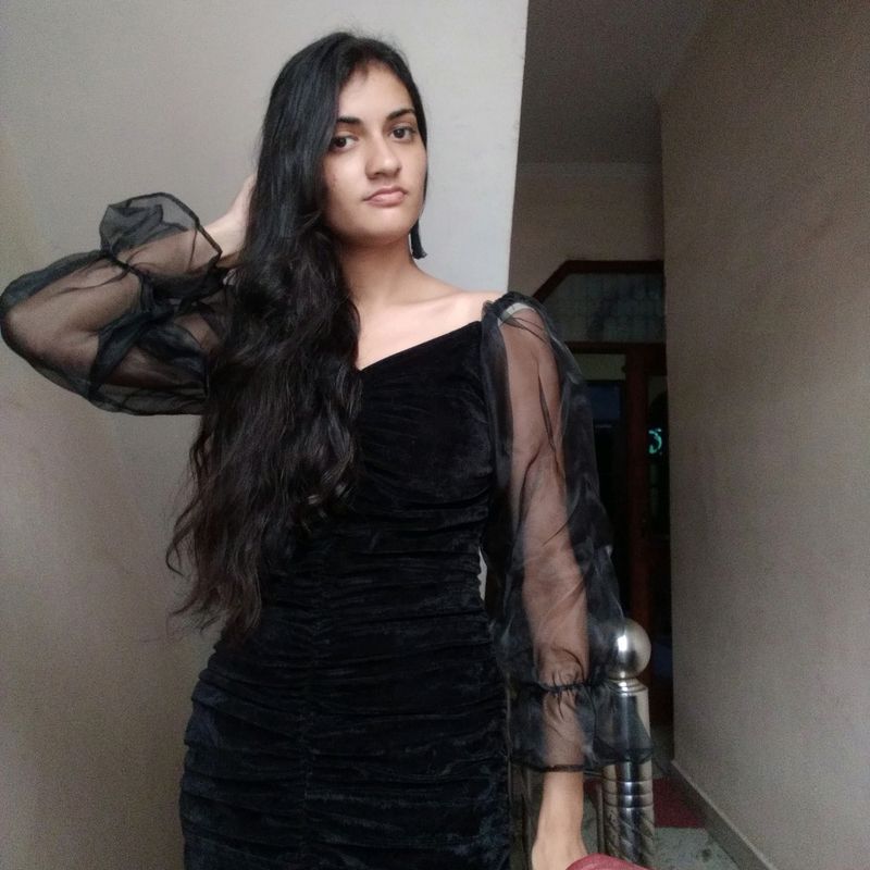 Black Organza Dress loved it